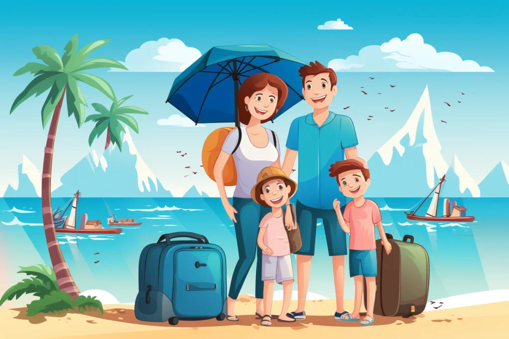 Urlaub mit Familie- Versicherung